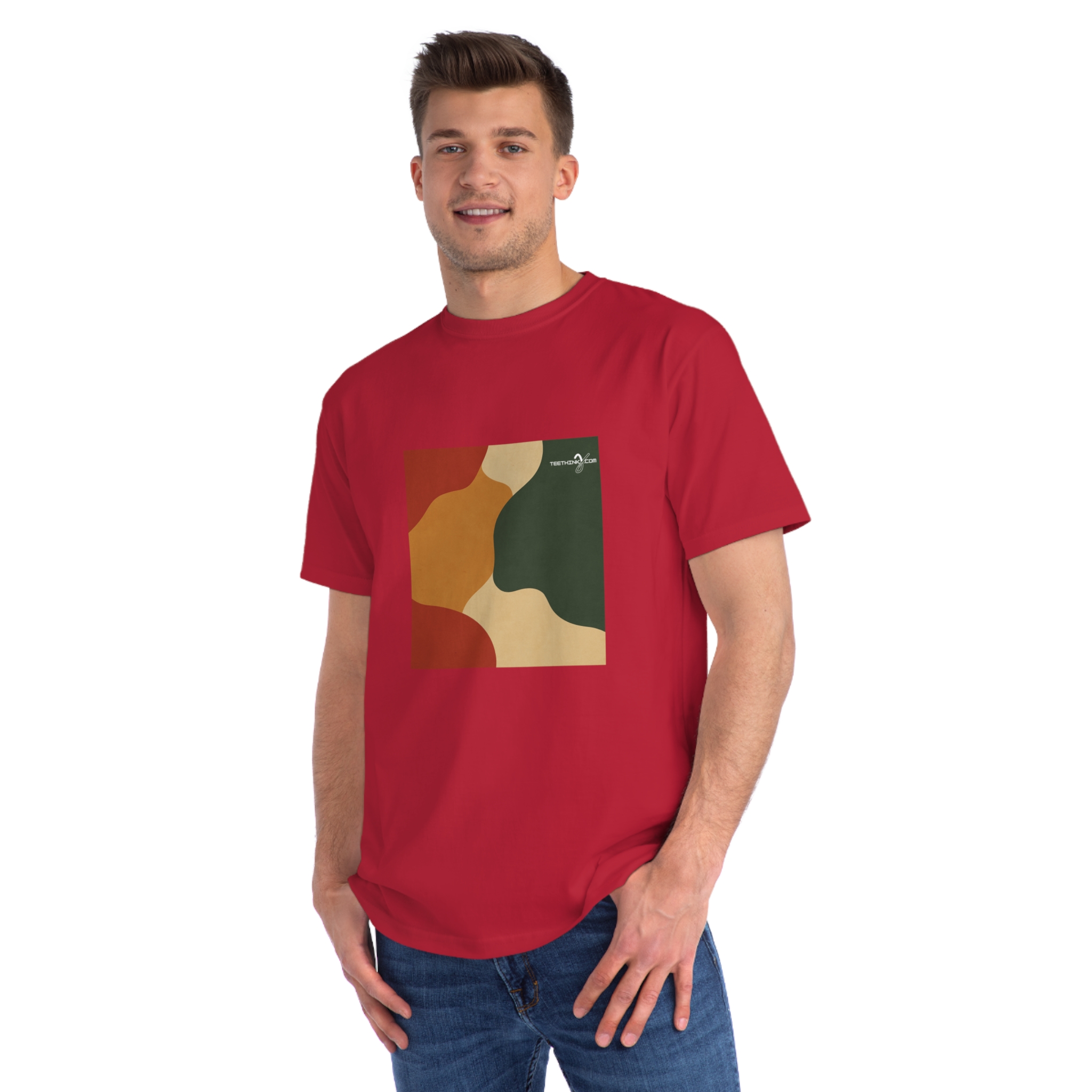 teethinks.com Eco Abstract | Organic Unisex T-Shirt – Unique Graphic Tee for Everyday Comfort | Eco-Friendly Gift for Him/Her - Image 14