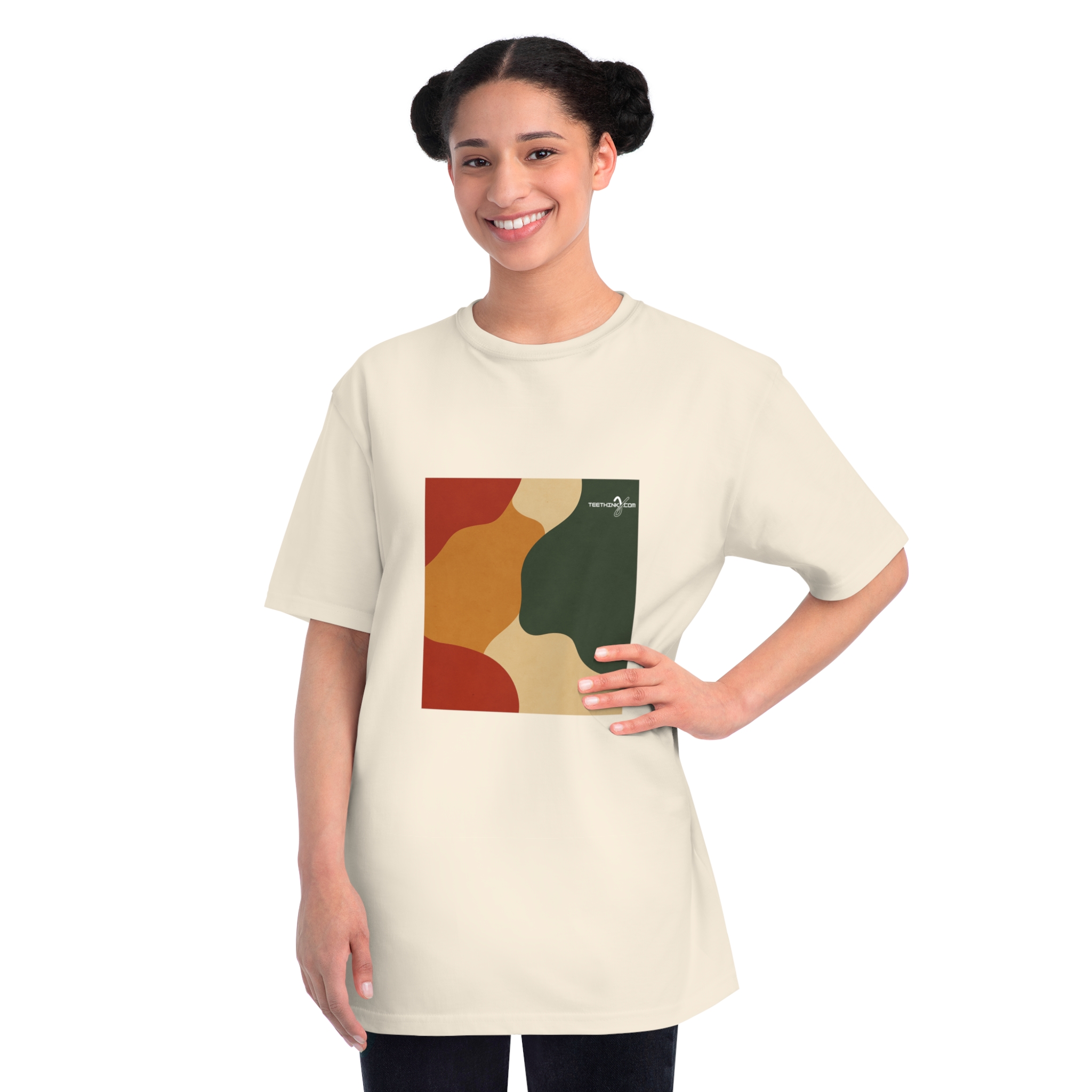 teethinks.com Eco Abstract | Organic Unisex T-Shirt – Unique Graphic Tee for Everyday Comfort | Eco-Friendly Gift for Him/Her - Image 6