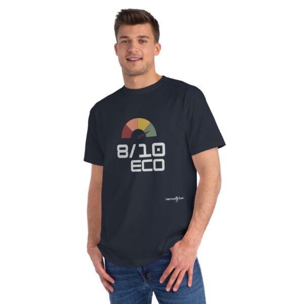 teethinks.com 8/10 ECO Simple Dark | Organic Unisex T-Shirt – Unique Graphic Tee for Everyday Comfort | Eco-Friendly Gift for Him/Her | T-shirt for a cause - Image 9