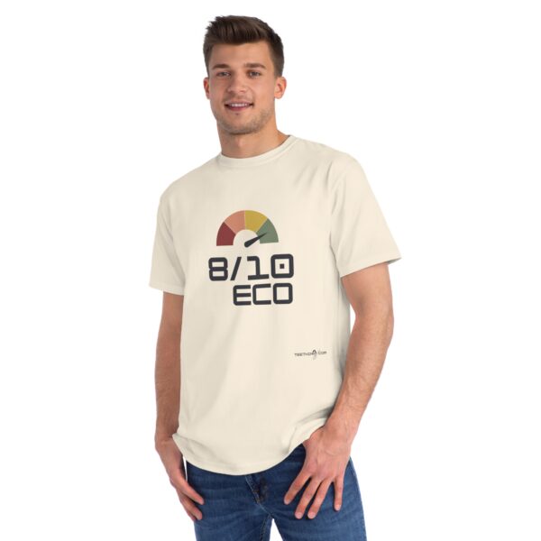 teethinks.com 8/10 ECO Simple Light | Organic Unisex T-Shirt – Unique Graphic Tee for Everyday Comfort | Eco-Friendly Gift for Him/Her | T-shirt for a cause - Image 2