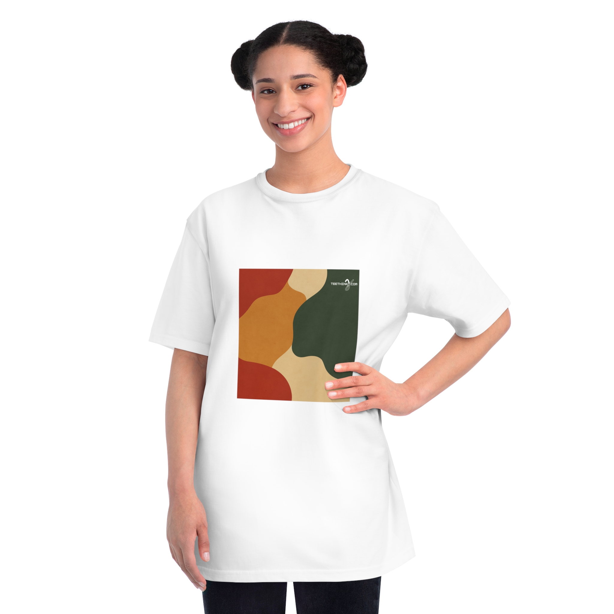 teethinks.com Eco Abstract | Organic Unisex T-Shirt – Unique Graphic Tee for Everyday Comfort | Eco-Friendly Gift for Him/Her - Image 9