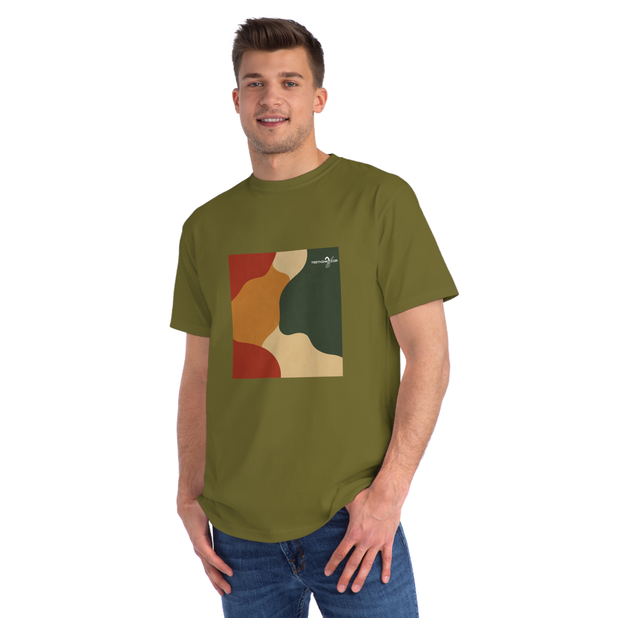 teethinks.com Eco Abstract | Organic Unisex T-Shirt – Unique Graphic Tee for Everyday Comfort | Eco-Friendly Gift for Him/Her - Image 11