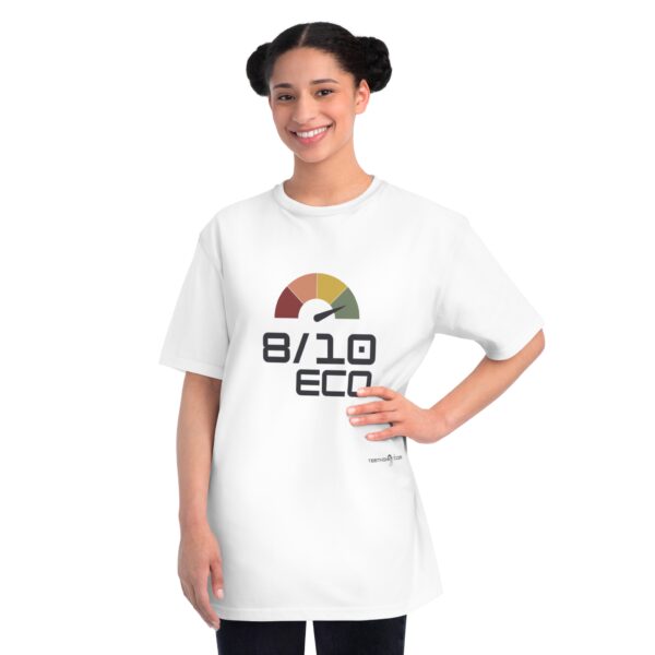 teethinks.com 8/10 ECO Simple Light | Organic Unisex T-Shirt – Unique Graphic Tee for Everyday Comfort | Eco-Friendly Gift for Him/Her | T-shirt for a cause - Image 7