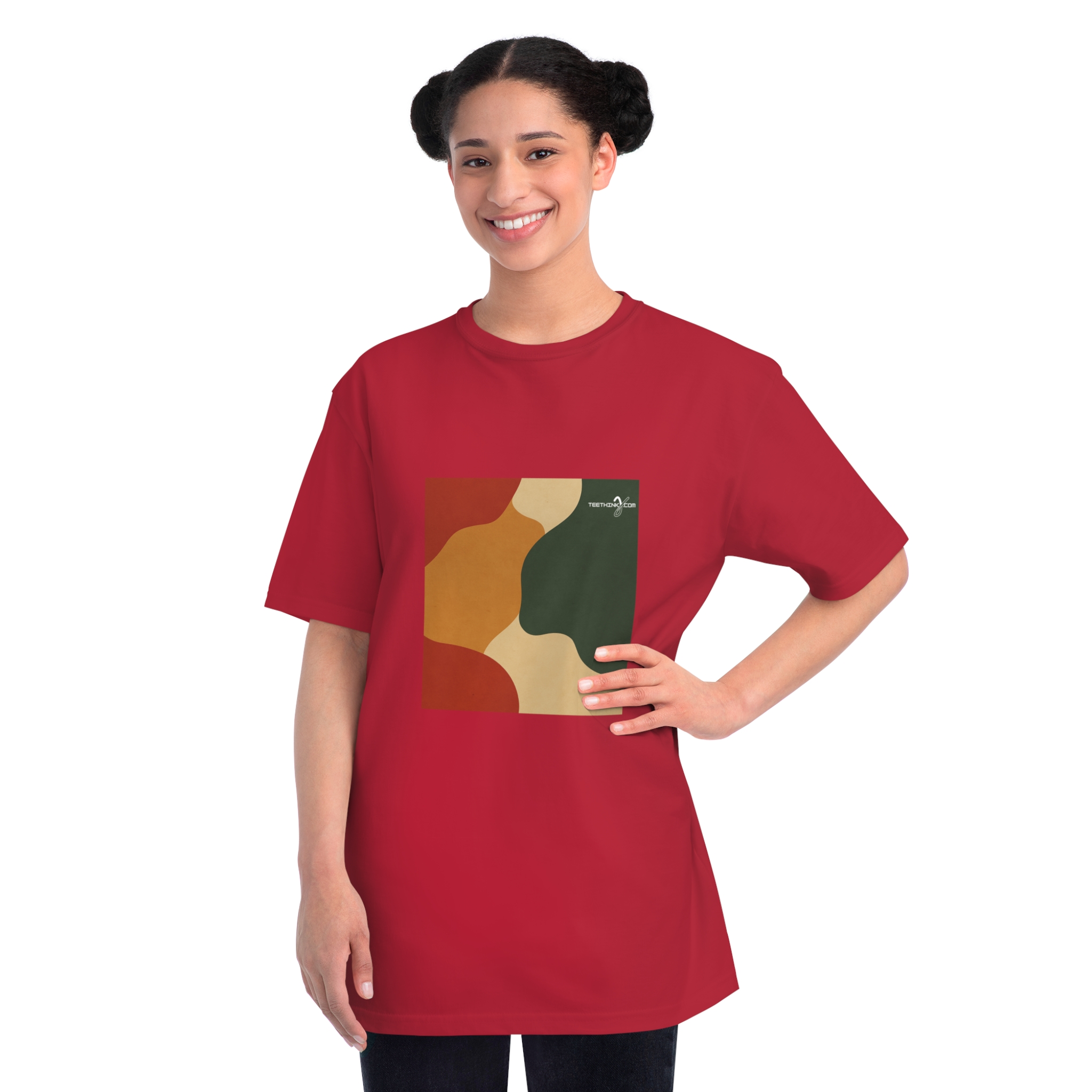 teethinks.com Eco Abstract | Organic Unisex T-Shirt – Unique Graphic Tee for Everyday Comfort | Eco-Friendly Gift for Him/Her - Image 15