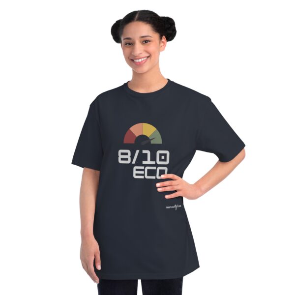 teethinks.com 8/10 ECO Simple Dark | Organic Unisex T-Shirt – Unique Graphic Tee for Everyday Comfort | Eco-Friendly Gift for Him/Her | T-shirt for a cause - Image 10