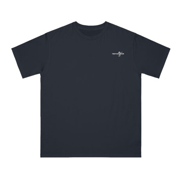 teethinks.com Simple Dark | Organic Unisex T-Shirt – Unique Graphic Tee for Everyday Comfort | Eco-Friendly Gift for Him/Her | T-shirt for a cause - Image 3