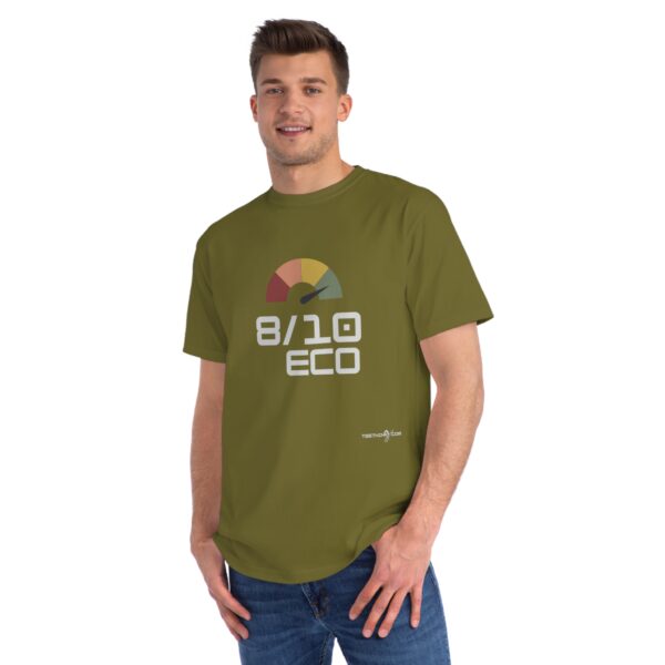teethinks.com 8/10 ECO Simple Dark | Organic Unisex T-Shirt – Unique Graphic Tee for Everyday Comfort | Eco-Friendly Gift for Him/Her | T-shirt for a cause - Image 6