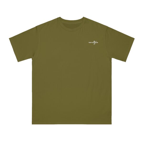 teethinks.com Simple Dark | Organic Unisex T-Shirt – Unique Graphic Tee for Everyday Comfort | Eco-Friendly Gift for Him/Her | T-shirt for a cause - Image 5