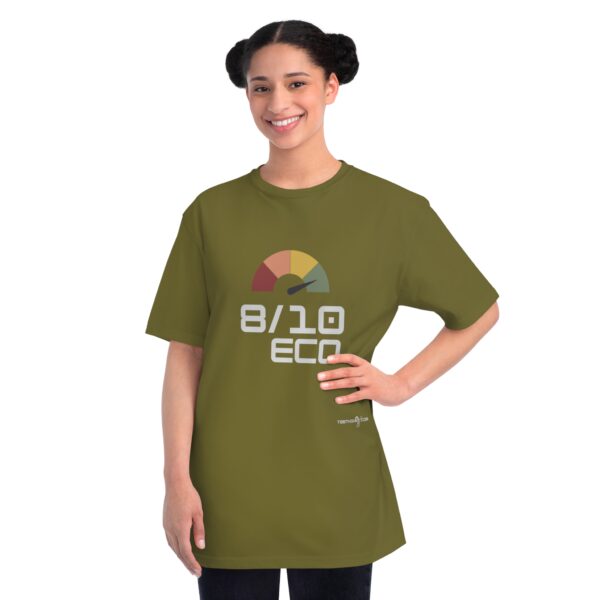 teethinks.com 8/10 ECO Simple Dark | Organic Unisex T-Shirt – Unique Graphic Tee for Everyday Comfort | Eco-Friendly Gift for Him/Her | T-shirt for a cause - Image 7