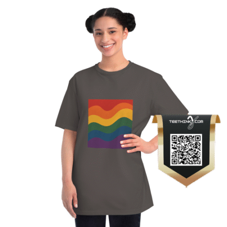 teethinks.com ECO LGBTQ+ | Organic Unisex T-Shirt – Unique Graphic Tee for Everyday Comfort | Eco-Friendly Gift for your love ones | T-shirt for a cause